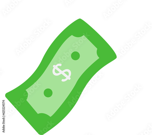 money with wings illustration