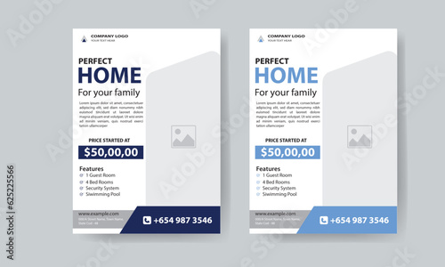 Modern home sale real estate flyer real estate flyer design dream home construction flyer.