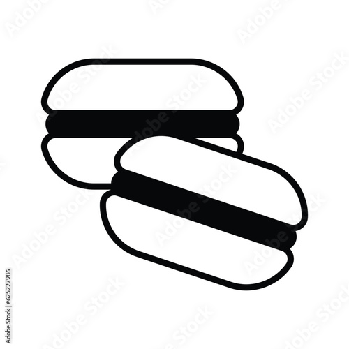 Check this beautiful macaron cake icon in modern editable style