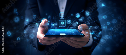 Cyberspace, Netzwerk, Stock Photo, Zusammenhalt, Zukunft, Web, Kommunikation, Business, Technologie, Hand, Smartphone, Handy, App, Internet, Security