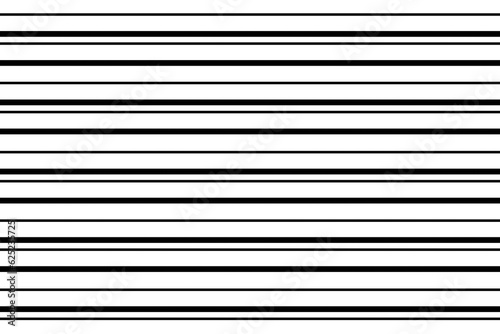 Simple monochrome pattern. Horizontal stripes design. Black and white stripes pattern