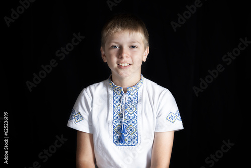 Smiling Ukrainian boy
