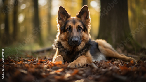 A German Shepherd Dog