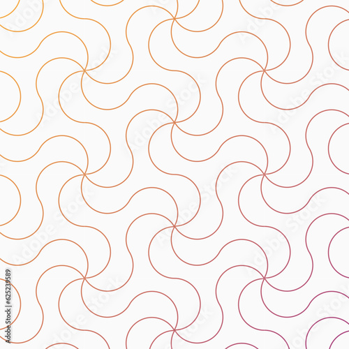 Abstract linear triaxle on hexagon, repeating thin line abstract flower. pattern is clean for fabric, printing, wallpaper. Pattern is on swatches panel