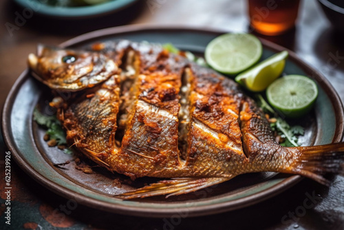 Mouthwatering fried fish