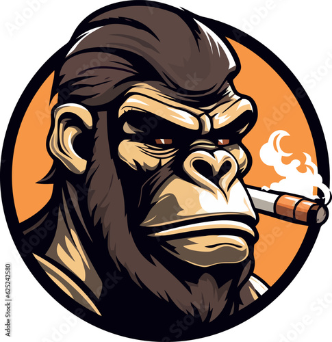 gorilla che fuma 04