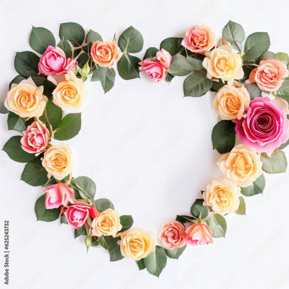 Exquisite Floral Heart,Generative AI Exquisite Floral Heart,Generative AI