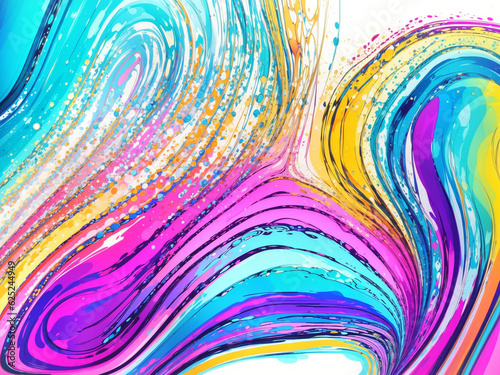 Colorful abstract and liquid flow background for brochure, flyer, banner, or branding template