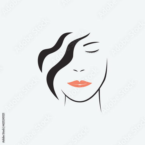 Woman Beauty Logo Template