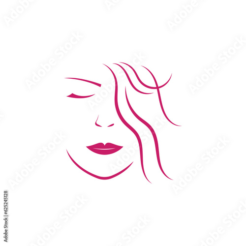Woman Beauty Logo Template