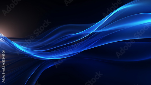 abstract futuristic background with purple and blue glowing neon moving high speed wave lines