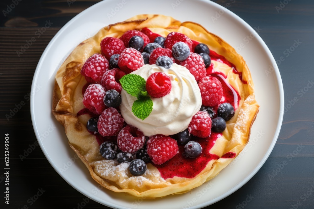 freshly baked crepe freshly baked crepe
