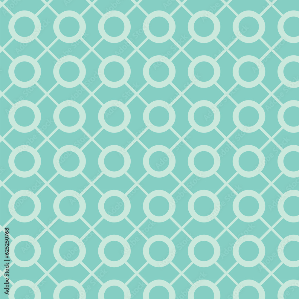 simple blue diamond anc circle motive pattern for fabric with EPS 10