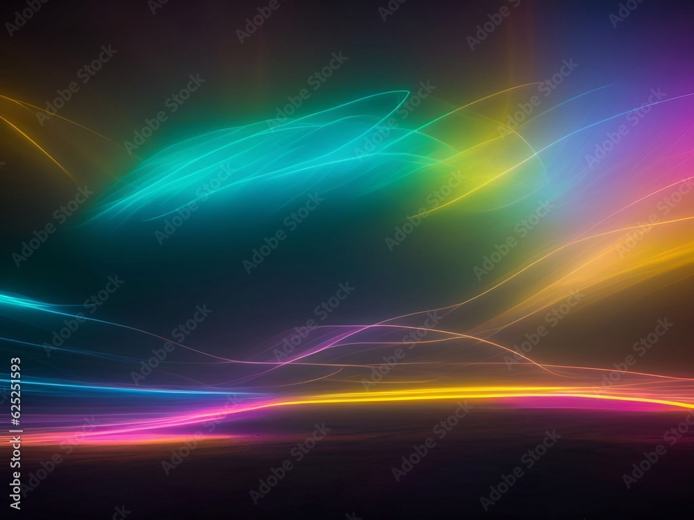 Futuristic white, back, red, blue, yellow, Hologram, Pastel, Modern Technology cyberpunk illustration art abstract background generative ai Futuristic white, back, red, blue, yellow, Hologram, Pastel, Modern Technology cyberpunk illustration art abstract background generative ai