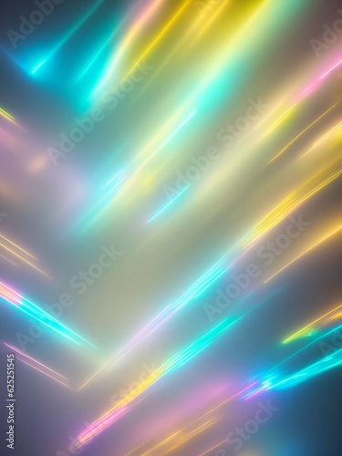 Futuristic white  back  red  blue  yellow  Hologram  Pastel  Modern Technology cyberpunk illustration art abstract background generative ai