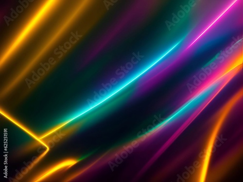 Futuristic white  back  red  blue  yellow  Hologram  Pastel  Modern Technology cyberpunk illustration art abstract background generative ai