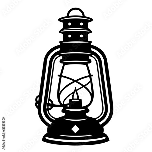 Lantern vintage vector