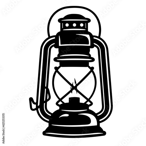 Lantern vintage vector