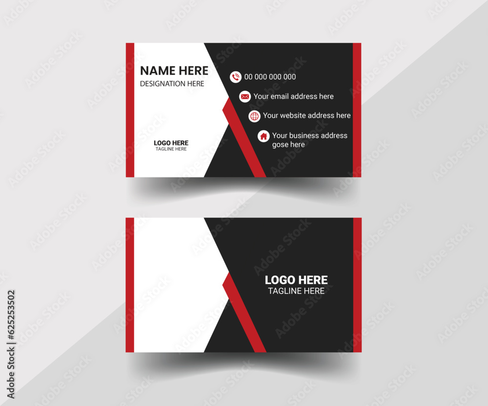 Creative Modern Business card design template Creative Modern Business card design template