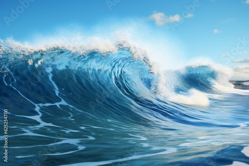 ocean waves, Generative AI © Nino35