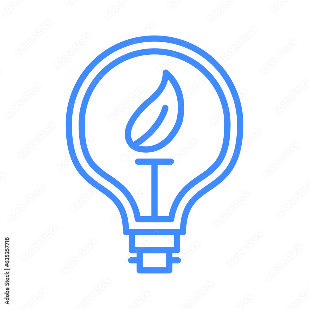 Eco Bulb Icon Design