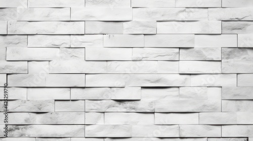 White Wall. White Brick Wall. Light Background for Design. Background. Made With Generative AI. 