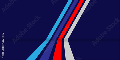 Strips With Blue Background Illustration