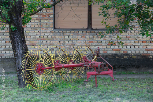 vintage agricultural machine