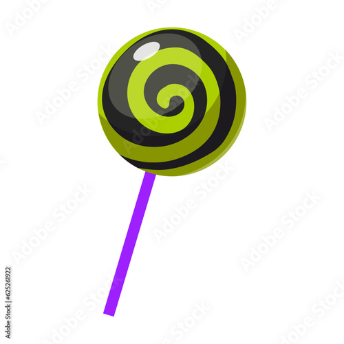 lollipop isolated on white