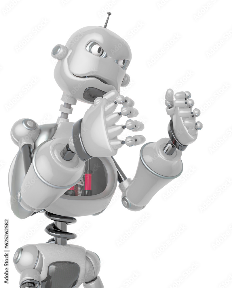 funny robot cartoon is a deffender in boxer pose funny robot cartoon is a deffender in boxer pose