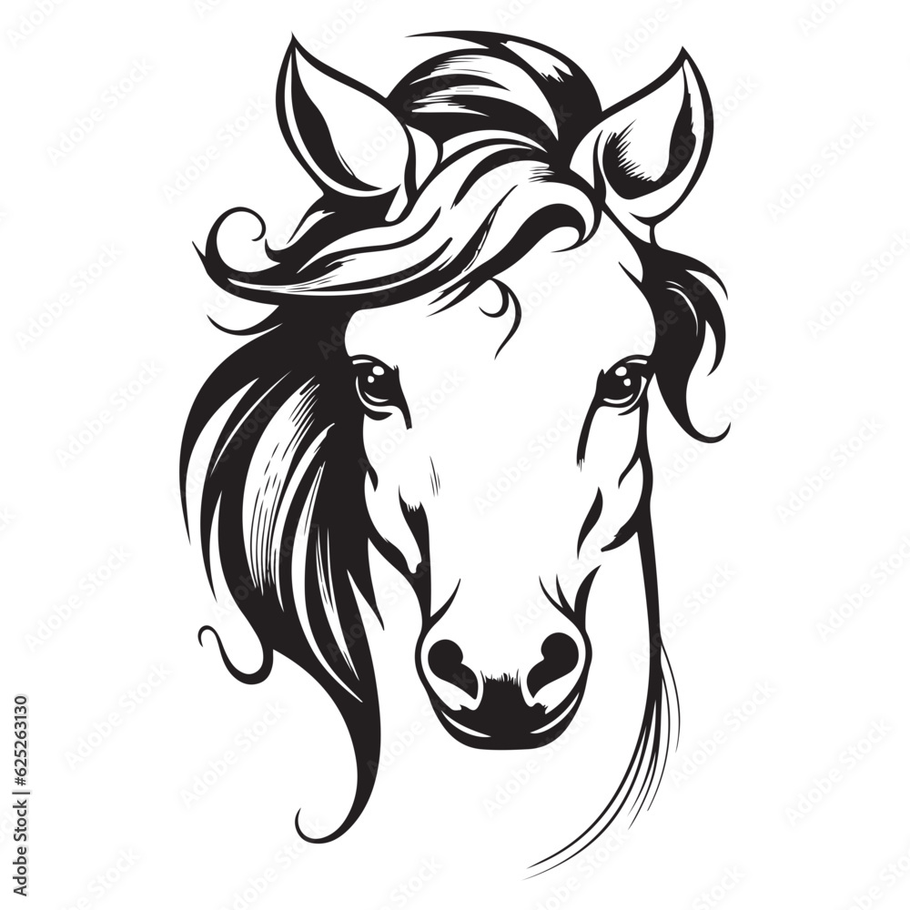 Horse svg, horse head svg, Horses pony cute, beautiful horse svg, Horse