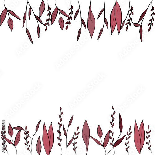 background of leaves and foliages