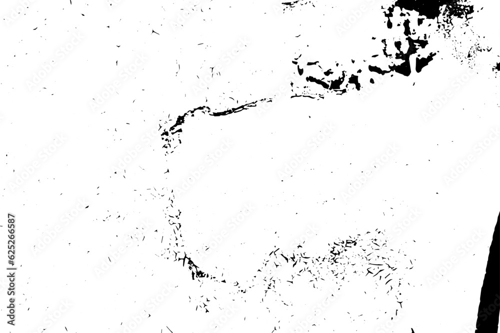 Obraz premium Rustic grunge vector texture with grain and stains. Abstract noise background. Weathered surface. Dirty and damaged. Detailed rough backdrop. Vector graphic illustration with transparent white. EPS10.