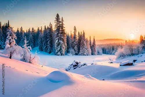 sunrise in the mountains © Image Studio