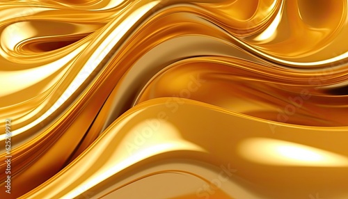 abstract gold 3D render wallpapper, background