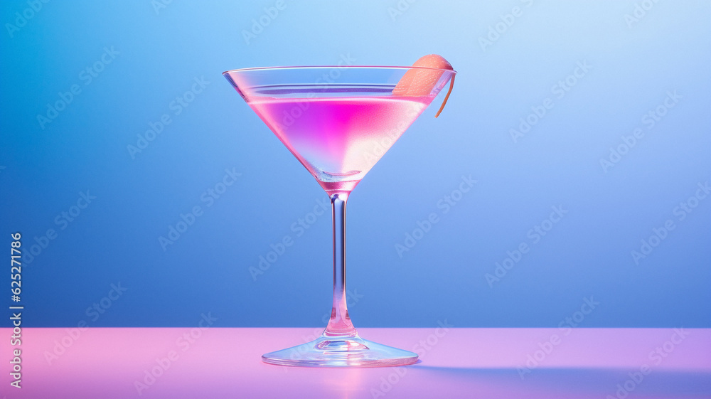 Manhattan cocktail, created with generative AI technology Manhattan cocktail, created with generative AI technology