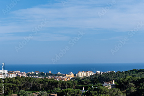 view of the sea from the hill © Mike