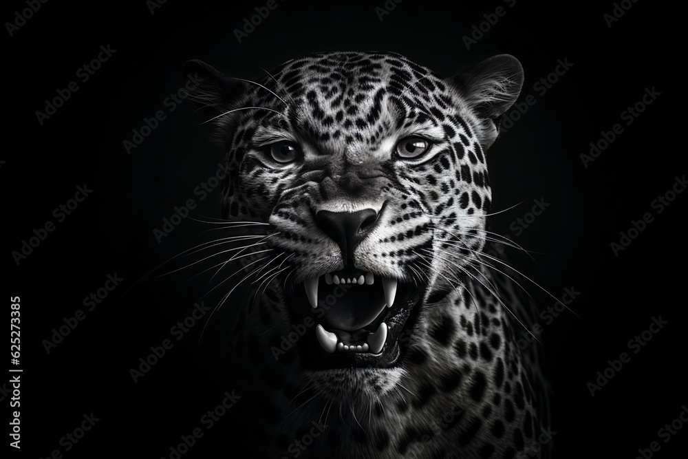 Obraz premium Black and white wild animals 