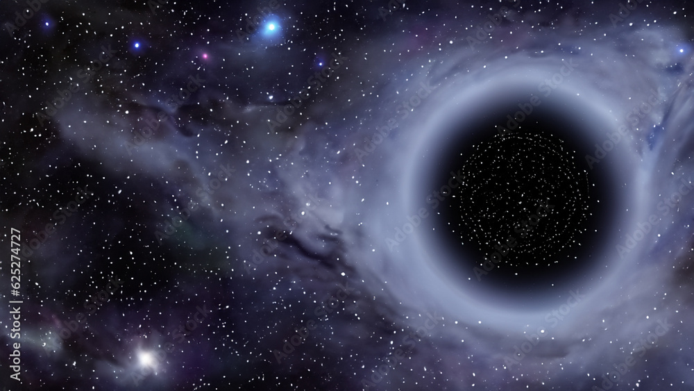 AI generated depiction of a black hole