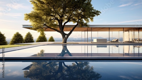 Modern villa with infinity ...