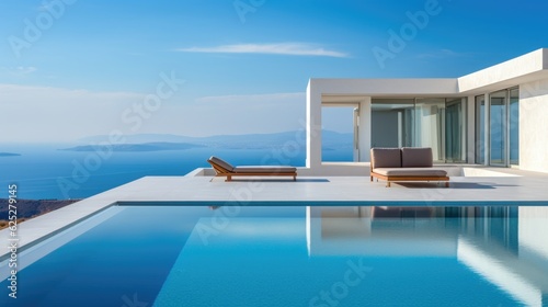Modern villa with infinity ...