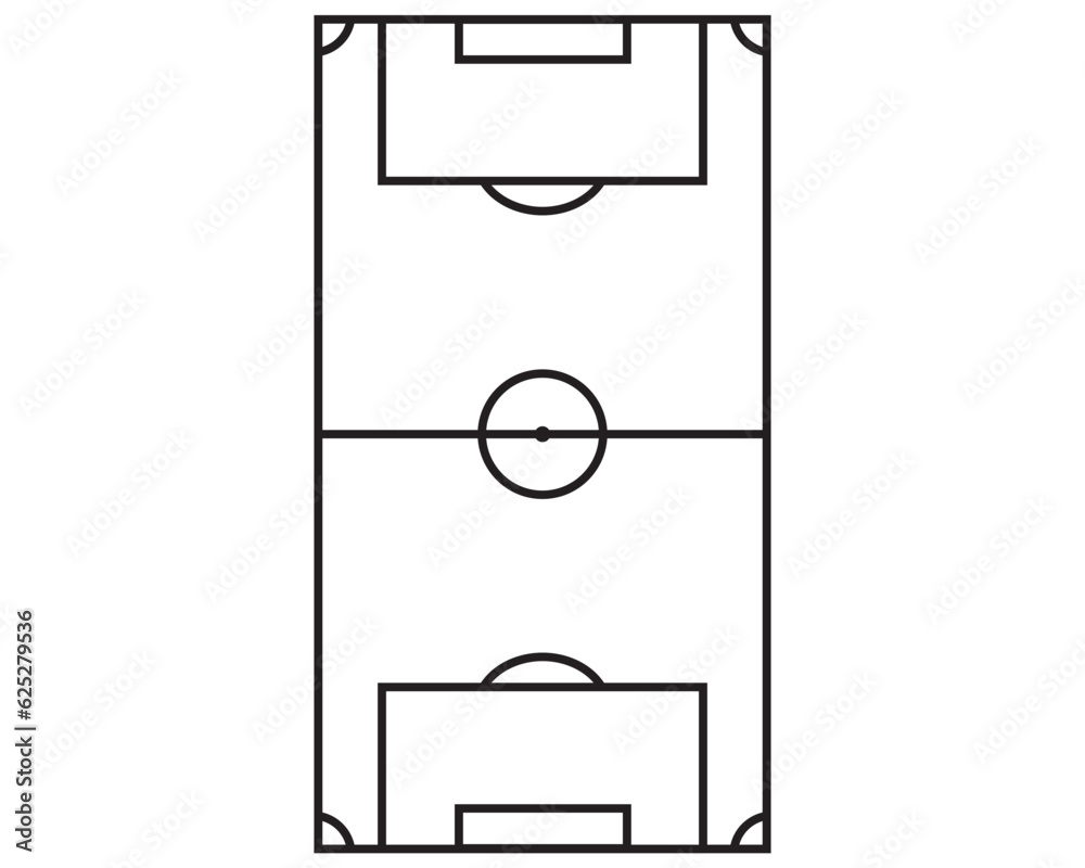 Football Ground Outline Football Ground Outline