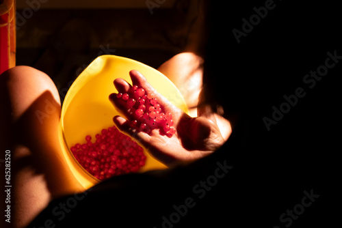 Red Currants . Rote Ribisel . Johannisbeeren photo