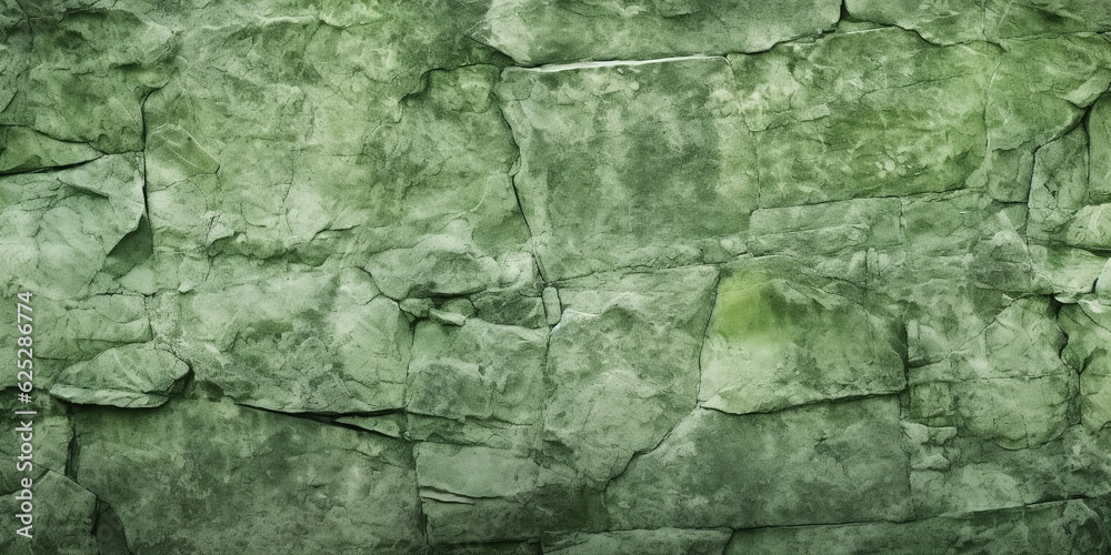 Obraz premium green stone wall texture background, naturalistic light, gutai, monochromatic compositions