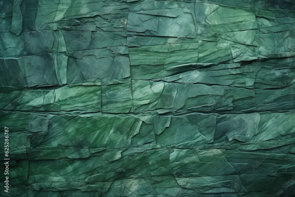 Fototapeta premium green stone wall texture background, naturalistic light, gutai, monochromatic compositions