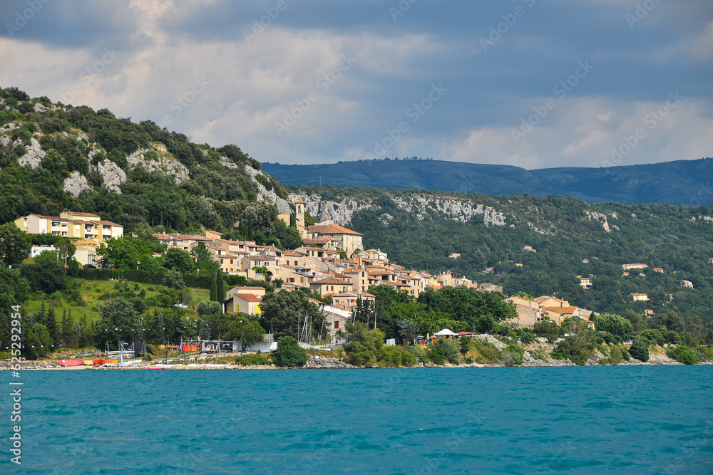 Beautiful Mediterranean town at sea shore