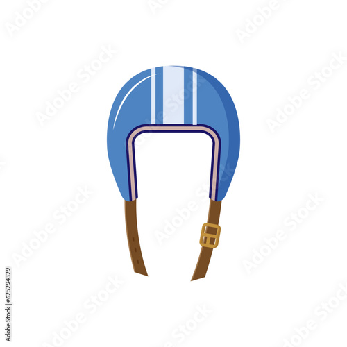 Blue motorcycle helmet icon. Isometric  illustration of motorcycle helmet icon for web