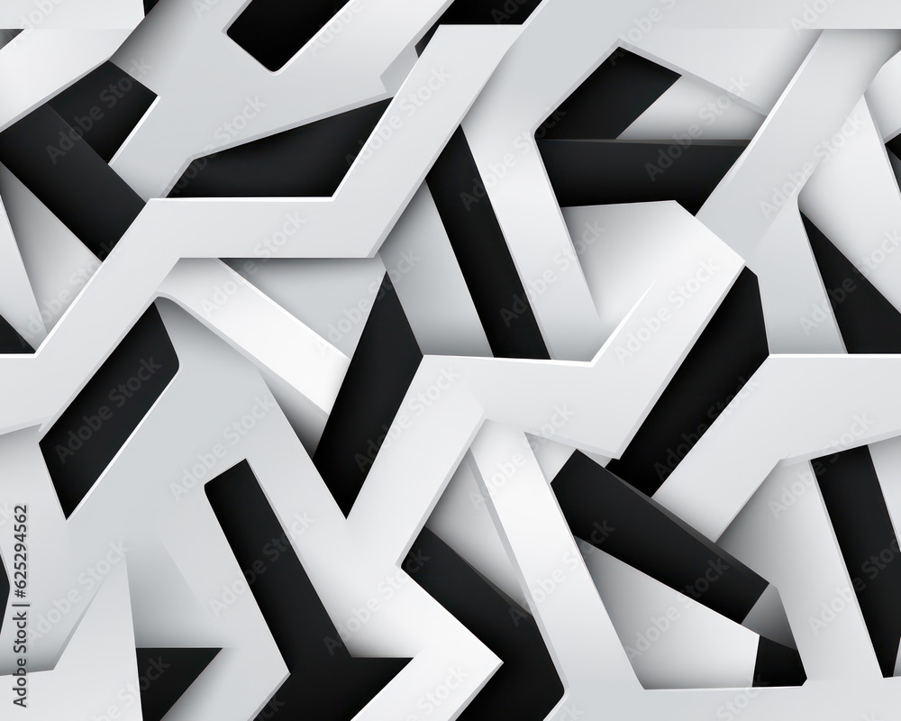 abstract black and white geometric background Stock Illustration ...