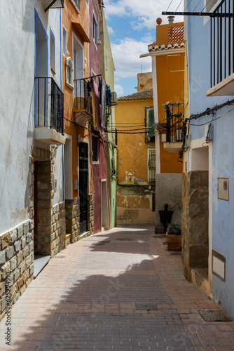 Small village of Villajoyosa, Spain