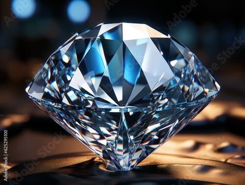 Realistic diamond  high quality clipart 